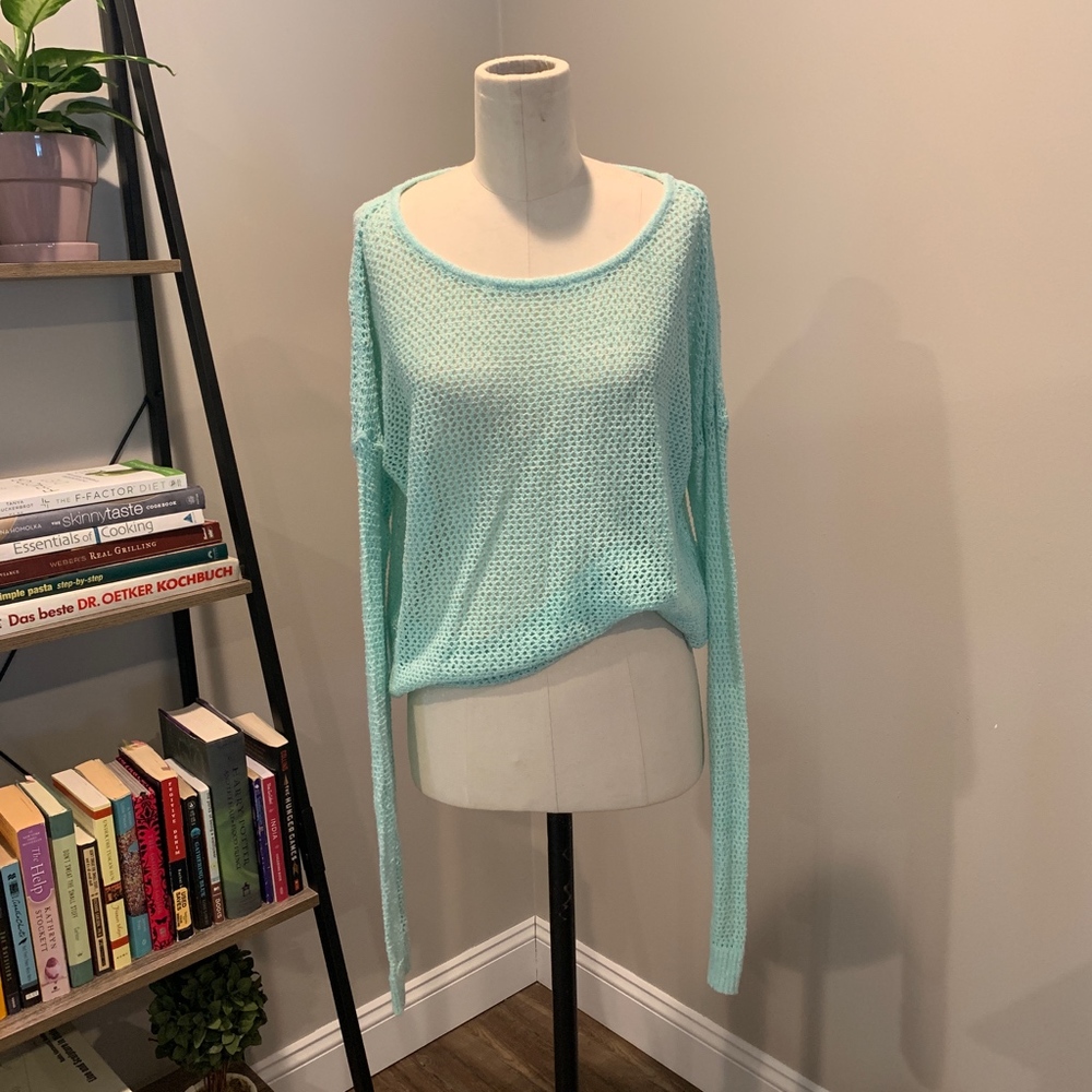 Seafoam Relaxed Sweater